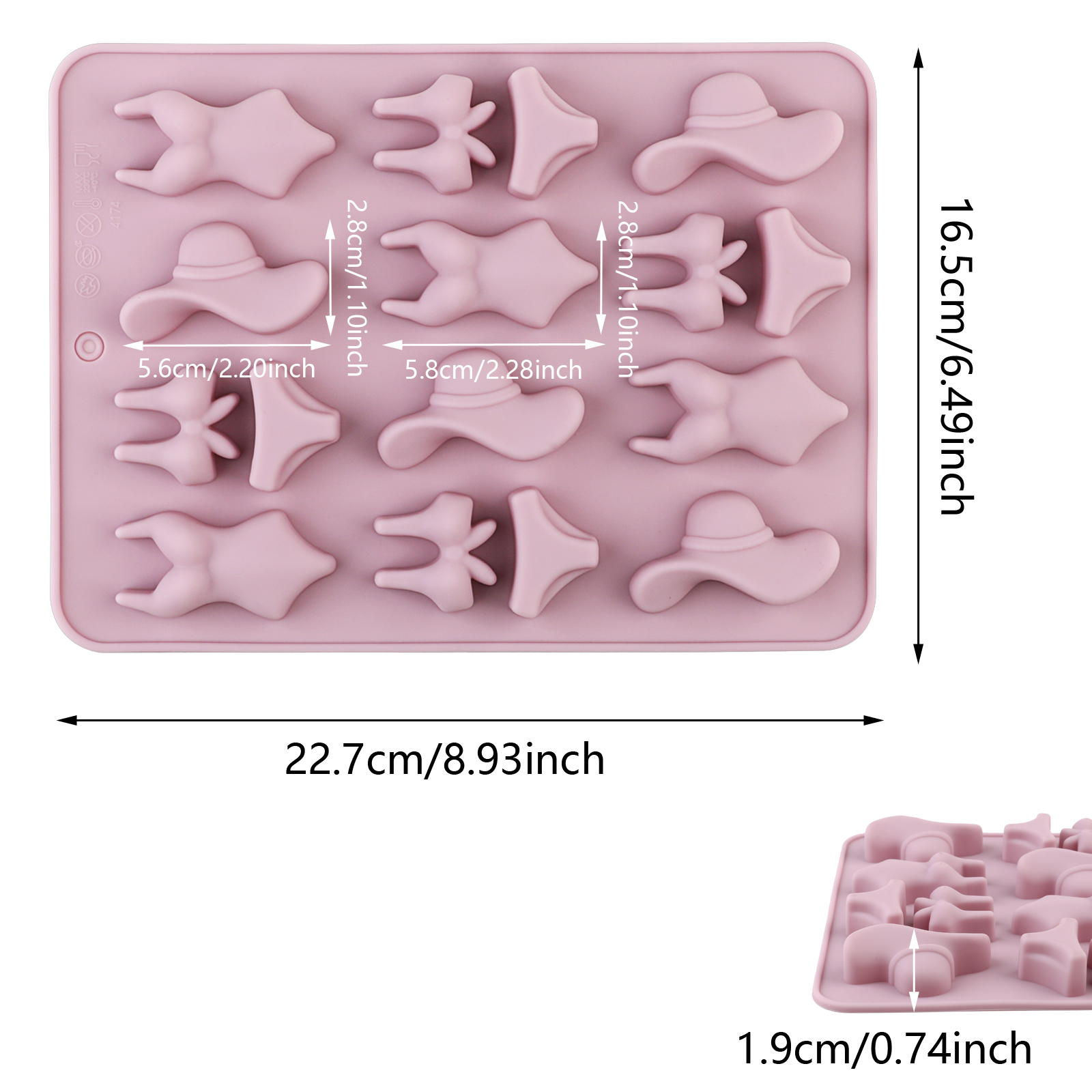 A Summer-Themed Beach Bikini M - Kitchen Baking Molds recensie en prijs