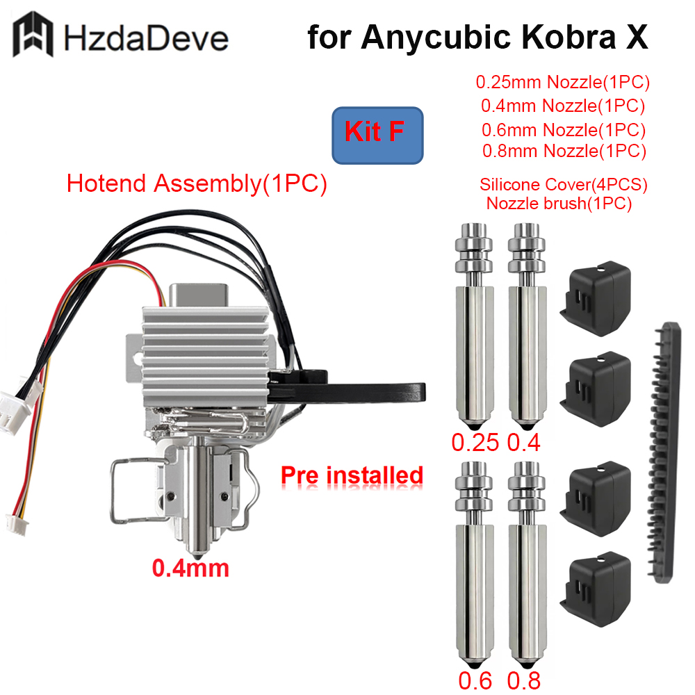 for Anycubic Kobra X Hotend He - Pastry Brush Silicone recensie en prijs