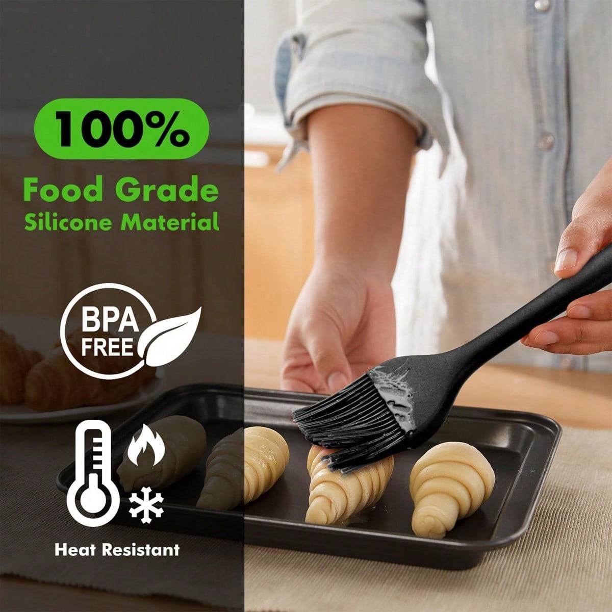 1pc Silicone Baking Brush Heat - Pastry Brush Silicone recensie en prijs