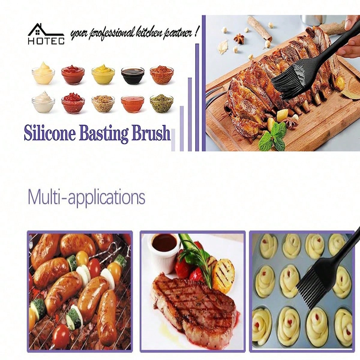 1pc Silicone Baking Brush Heat - Pastry Brush Silicone recensie en prijs