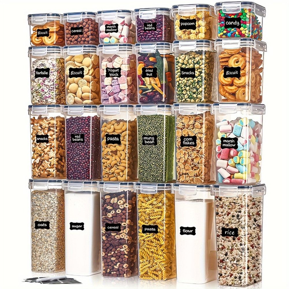 24Pcs Food Storage Containers  - Kitchen Baking Tray Organizer recensie en prijs