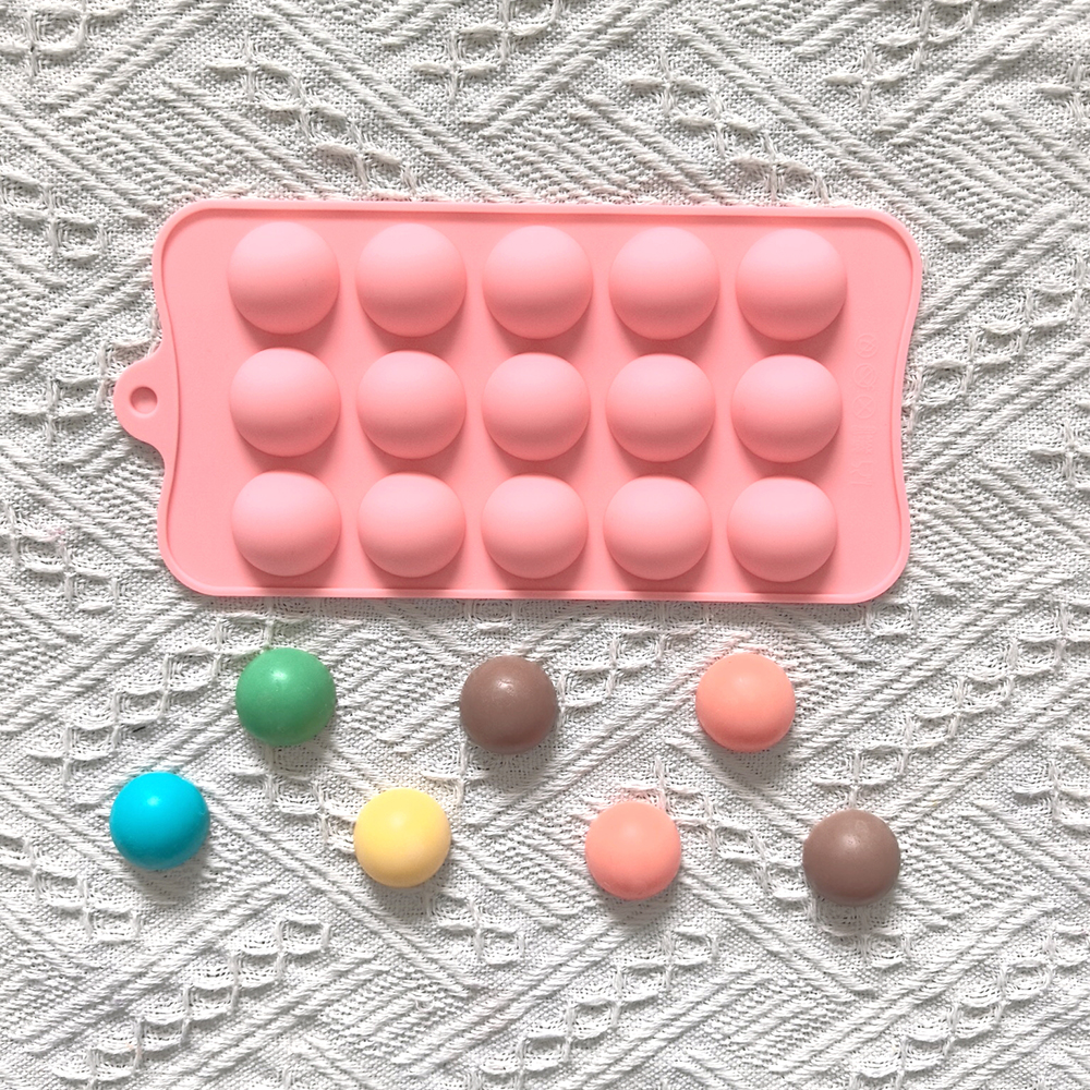 15 cavity semi-circular chocol - Kitchen Baking Molds recensie en prijs