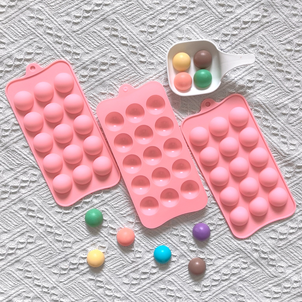 15 cavity semi-circular chocol - Kitchen Baking Molds recensie en prijs