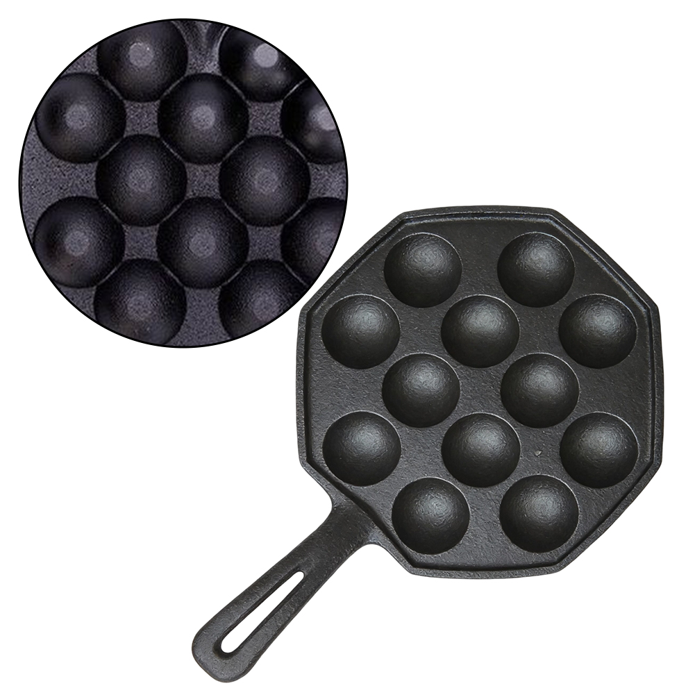 Cast Iron Takoyaki Maker 12 Pi - Baking Kitchen At Home recensie en prijs