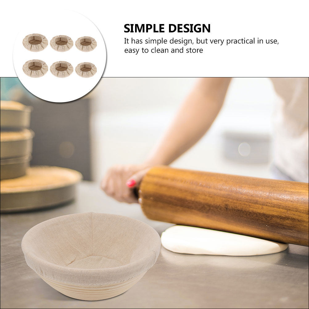 6Pcs Cotton Linen Bread Basket - Kitchen Baking Utensils recensie en prijs