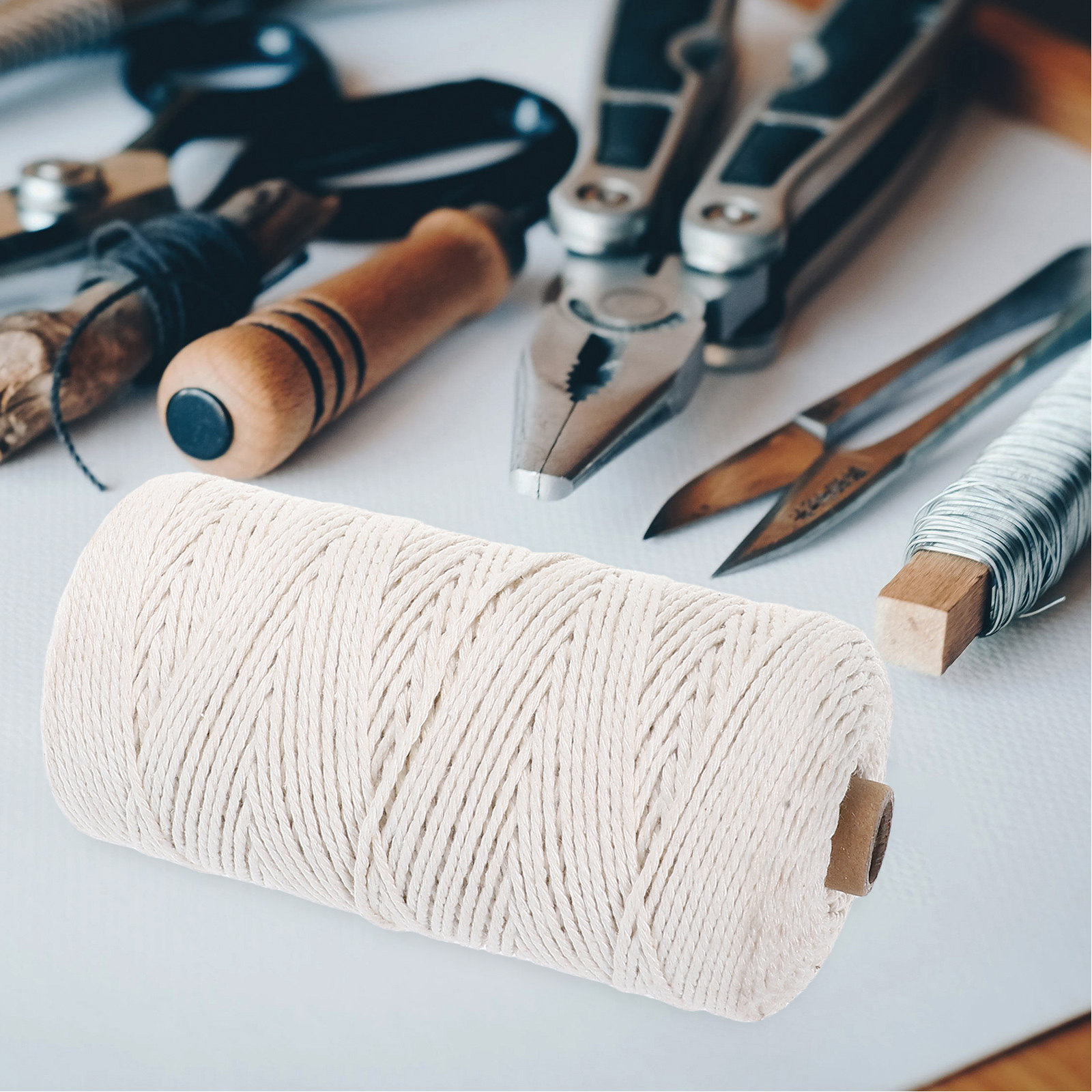 200M Cotton Braided Rope Natur - Kitchen Baking Twine recensie en prijs