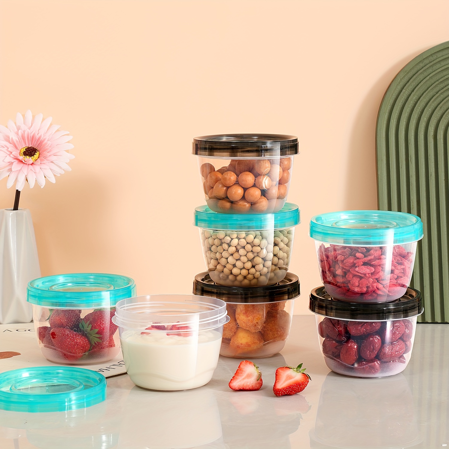 2 Transparent Sealed Food Stor - Kitchen Baking Tray Organizer recensie en prijs