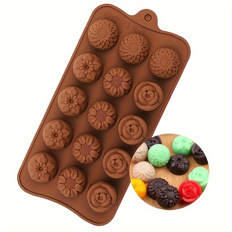 4 Flower-Shaped Chocolate Cand - Kitchen Baking Molds recensie en prijs