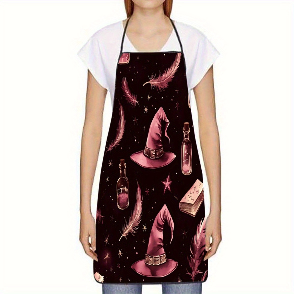 1pc Witch Hat & Feather Print  - Kitchen Witch Baking recensie en prijs