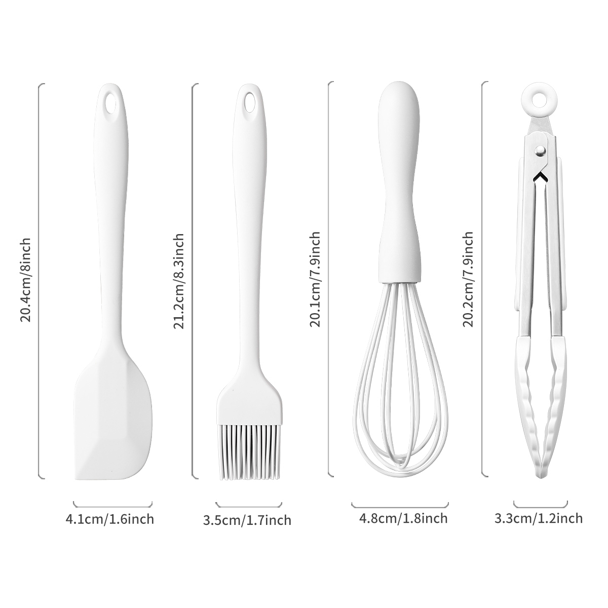 4Pcs/Set Silicone Baking Set C - Pastry Brush Silicone recensie en prijs