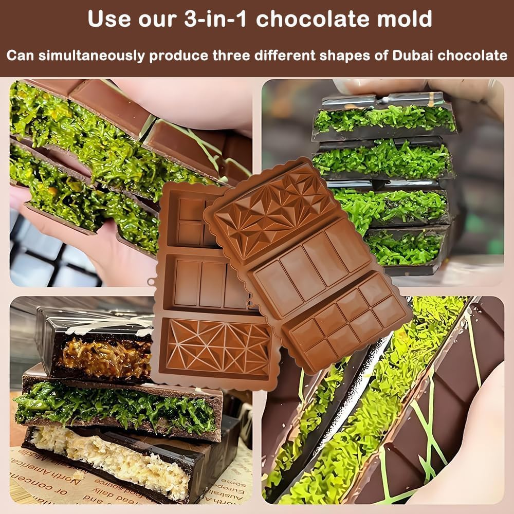 Silicone Chocolate Bar Molds,  - Kitchen Baking Molds recensie en prijs