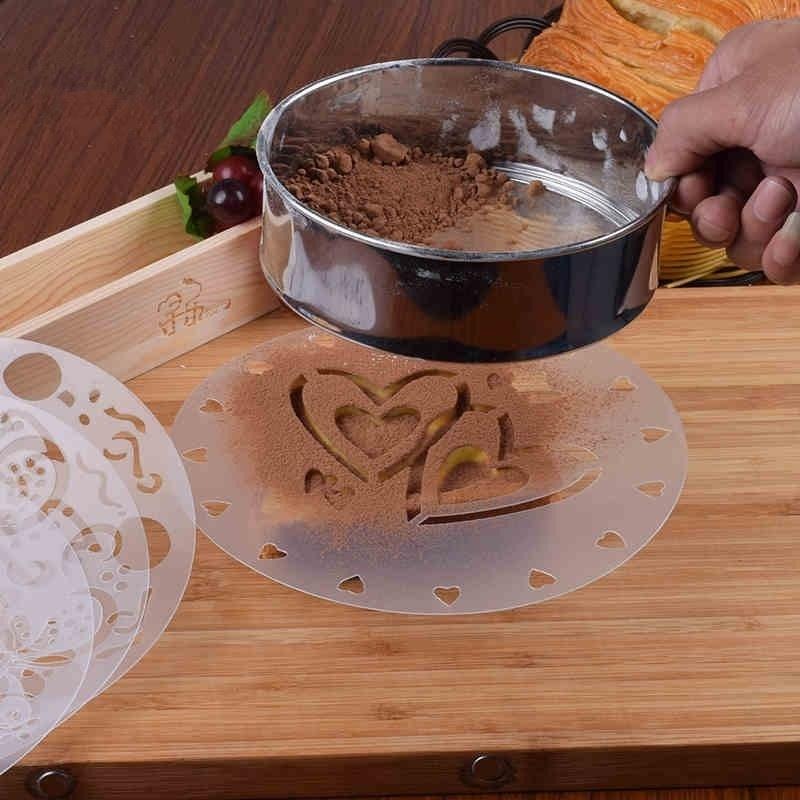 4Pieces/lot Cake Stencils Latt - Kitchen Baking Molds recensie en prijs