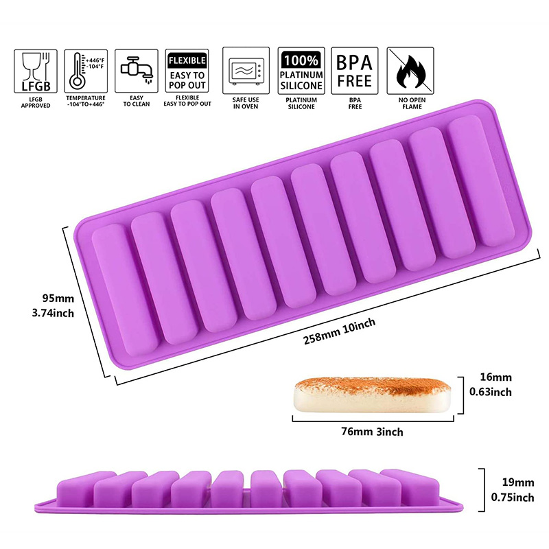 2 PCS Long Strips Silicone Mol - Kitchen Baking Utensils recensie en prijs
