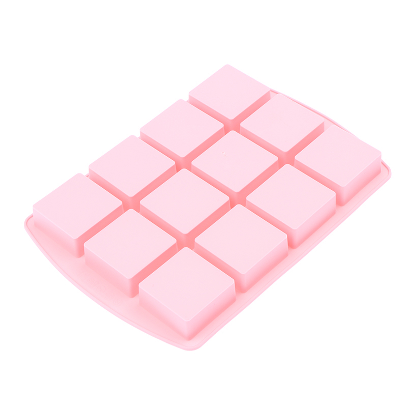 *1Pcs 12-Cavity Square Silicon - Kitchen Baking Molds recensie en prijs