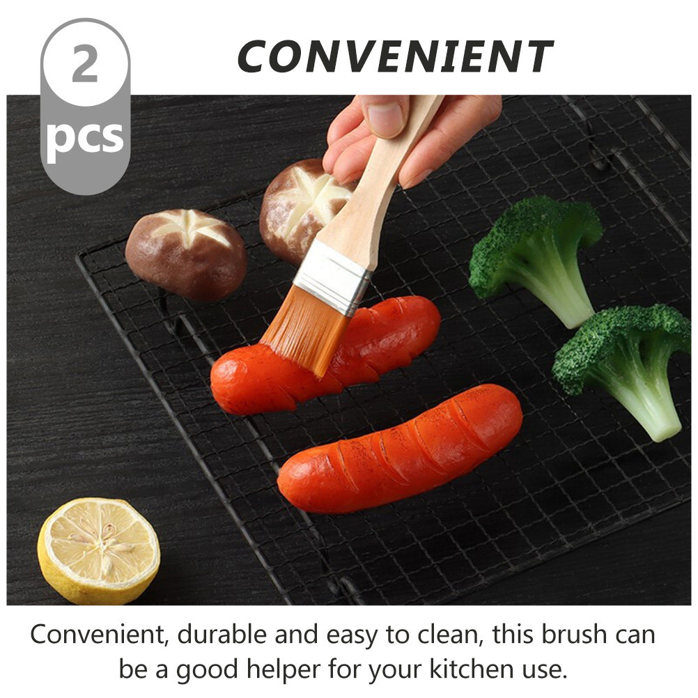 2Pcs Nylon Basting Brush for B - Kitchen Baking Utensils recensie en prijs