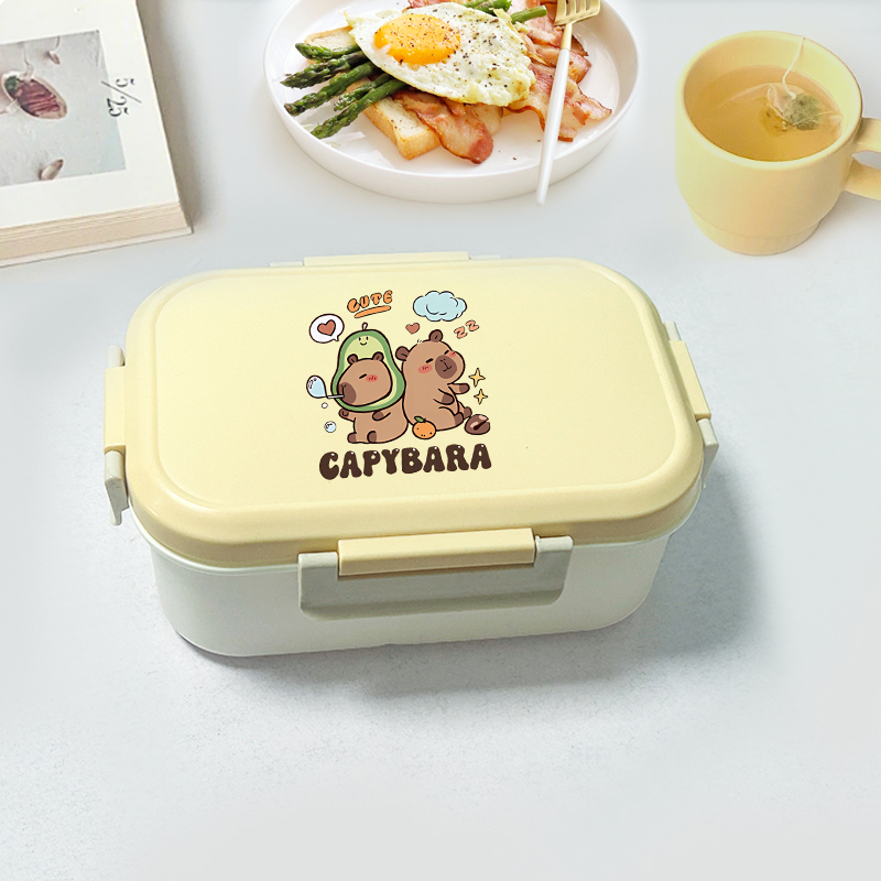 Capybara Bento Lunch Box Carto - Kitchen Baking Tray Organizer recensie en prijs