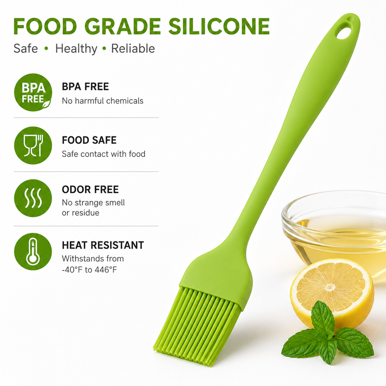Heat Resistant Food Grade Sili - Pastry Brush Silicone recensie en prijs