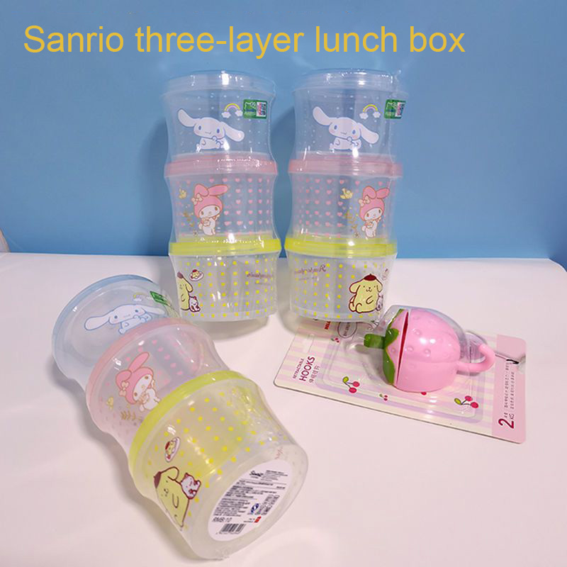 Kitty Bento Box Set 3 Pieces C - Kitchen Baking Tray Organizer recensie en prijs