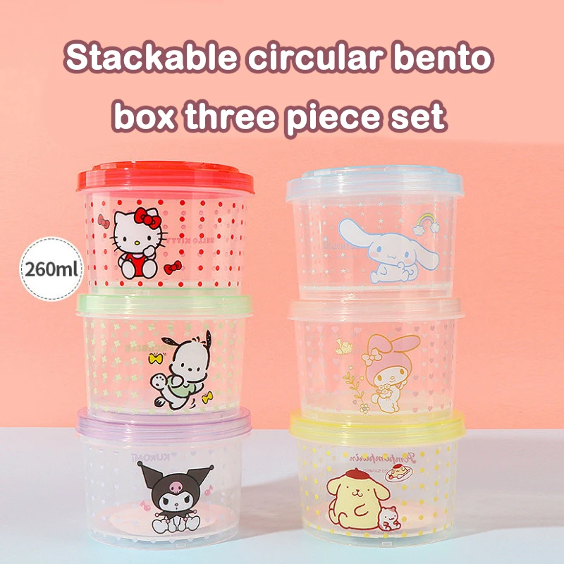 Kitty Bento Box Set 3 Pieces C - Kitchen Baking Tray Organizer recensie en prijs