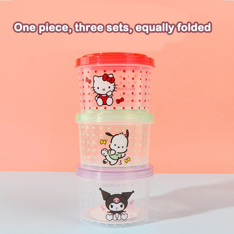 Kitty Bento Box Set 3 Pieces C - Kitchen Baking Tray Organizer recensie en prijs