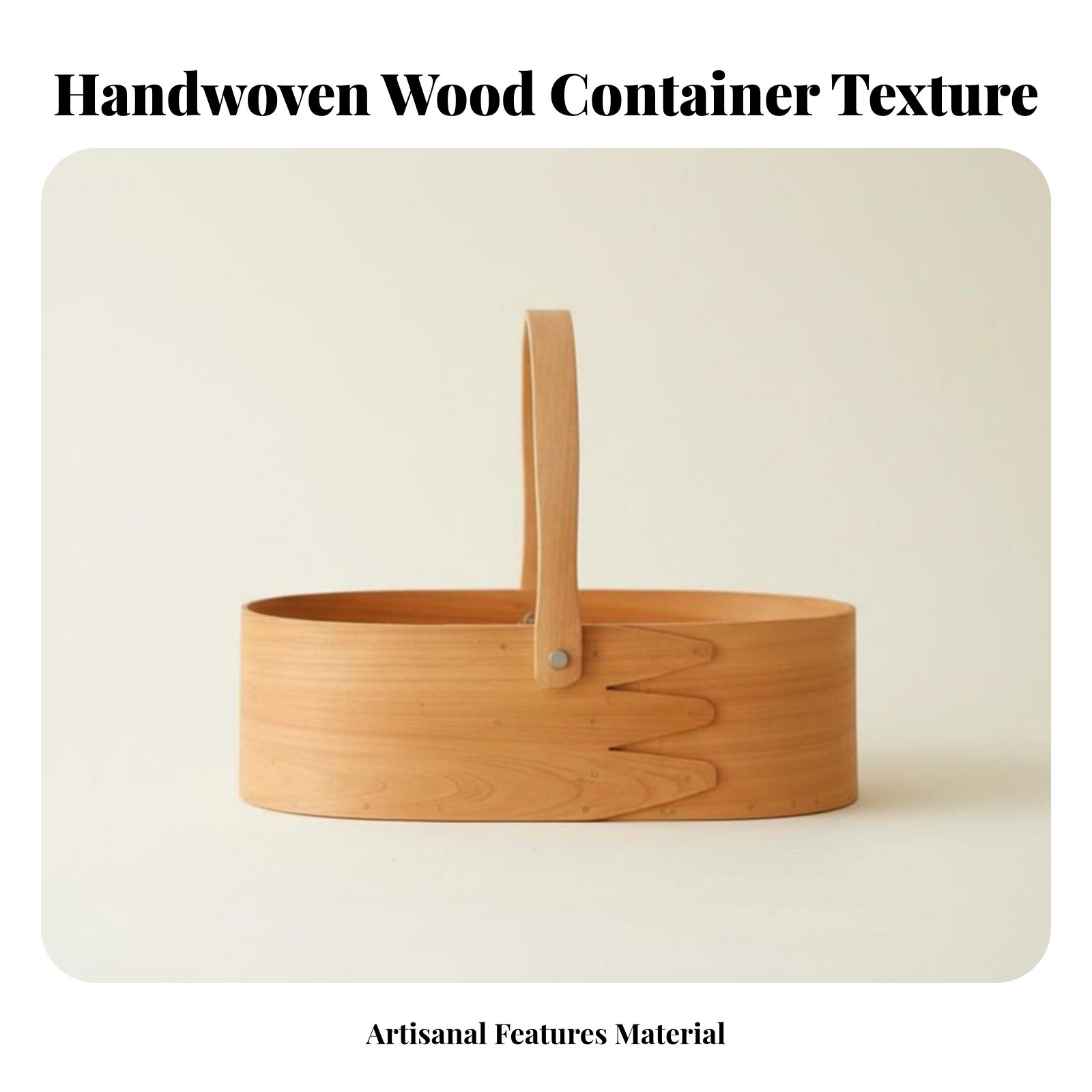 Handled Wood Chip Container Ja - Kitchen Baking Molds recensie en prijs